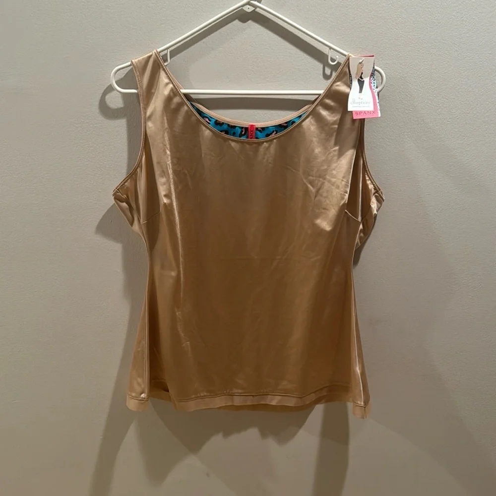 NWT Scoop Neck Camisole Nude 2x
